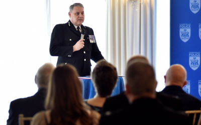 Chief Constable at a Commendation Ceremony to recognise officers, staff, and volunteers who made a difference to the Thames Valley.