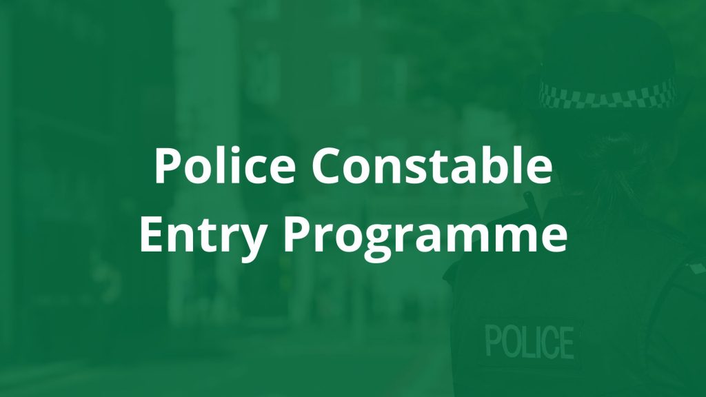 Police Constable Degree Apprenticeship PCEP