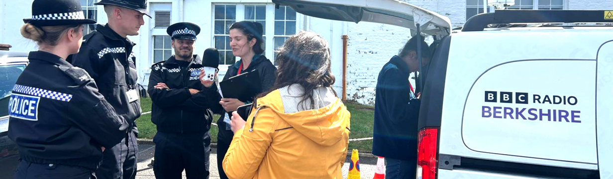 BBC Berkshire outside broadcast